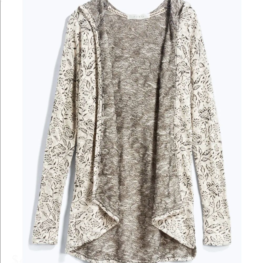 Row A Hooded Cardigan Women's Size‎ Small